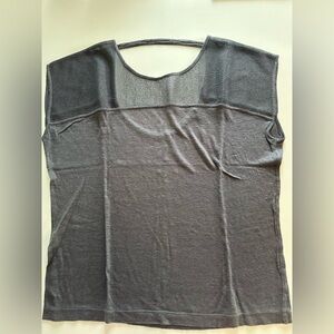 Club Monaco linen knit top